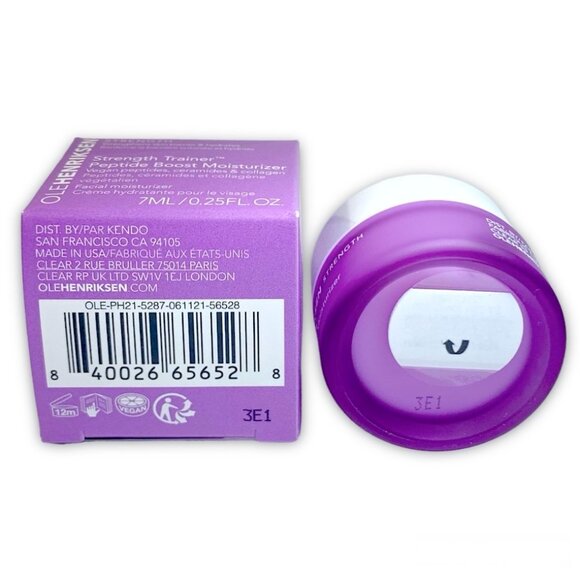 Ole Henriksen—Strength Trainer Peptide Boost Moisturizer—Deluxe Mini (7mL) *NIB* - Picture 3 of 8